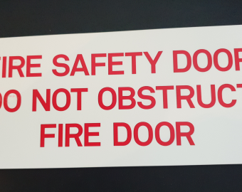 Fire Door Signage